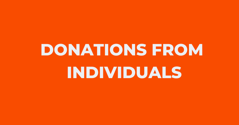 Donations from individuals